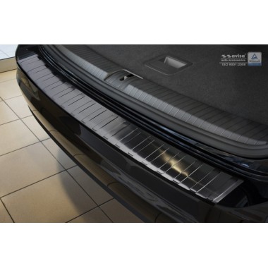 Накладка на задний бампер (черная) Volkswagen Touran III (2015-) бренд – Avisa главное фото